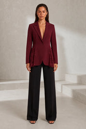 Blazer ajusté à dentelle | Lounelle Paris
