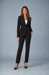 Blazer tailleur med innsvingt snitt