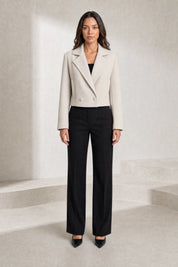 Blazer court ample à double boutonnage | Lounelle Paris
