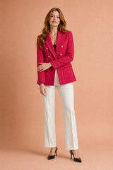 Dobbeltspent tweedblazer