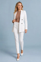 Dobbelspent midlang blazer
