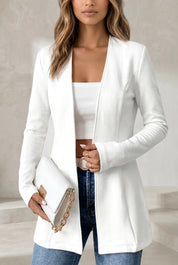 Blazer mi-long col V | Lounelle Paris
