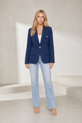 Blazer oversize double boutonné