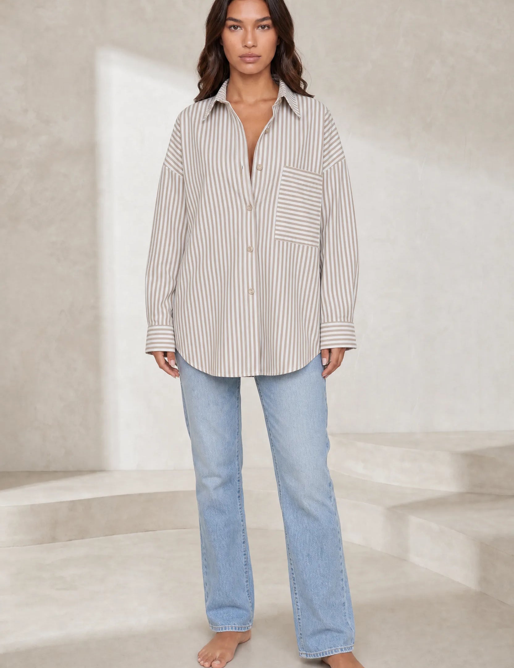 Chemise ample à rayures | Lounelle Paris