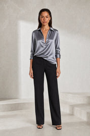 Chemise fluide col V | Lounelle Paris