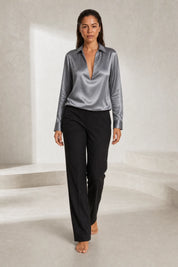 Chemise fluide col V | Lounelle Paris