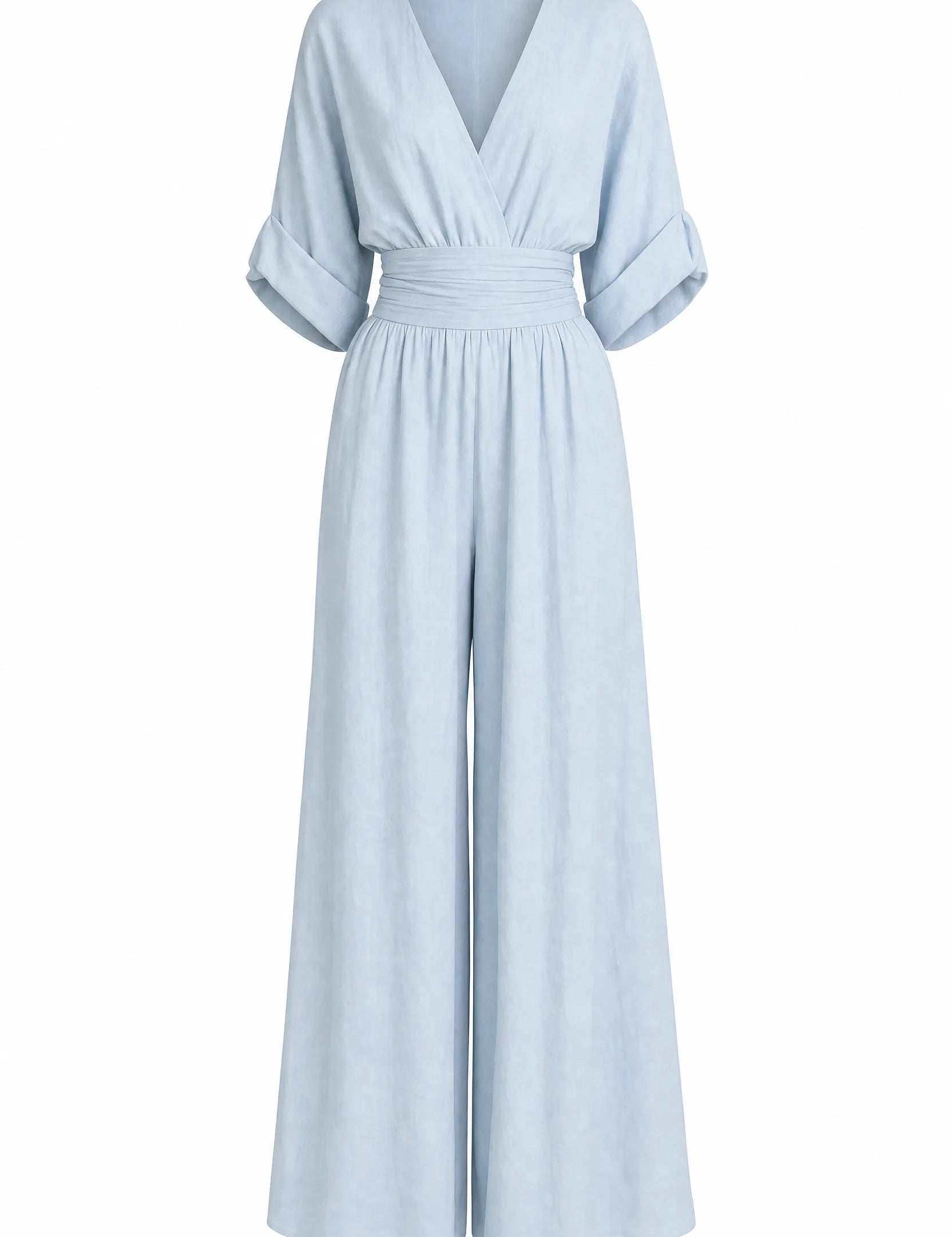 Combinaison col V taille haute | Lounelle Paris