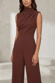 Combinaison fluide col drapé | Lounelle Paris