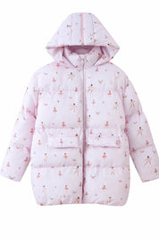 Doudoune à capuche imprimée | Lounelle Paris
