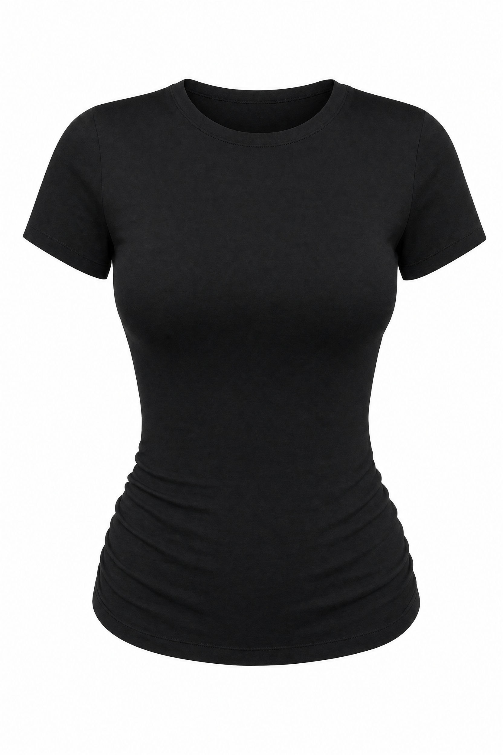 T-shirt col rond ajusté | Lounelle Paris
