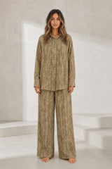 Ensemble ample motif jacquard