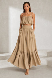 Ensemble jupe longue fines bretelles | Lounelle Paris
