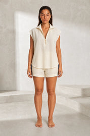 Ensemble short ample col zippé | Lounelle Paris