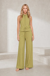 Ensemble sans manches col montant | Lounelle Paris