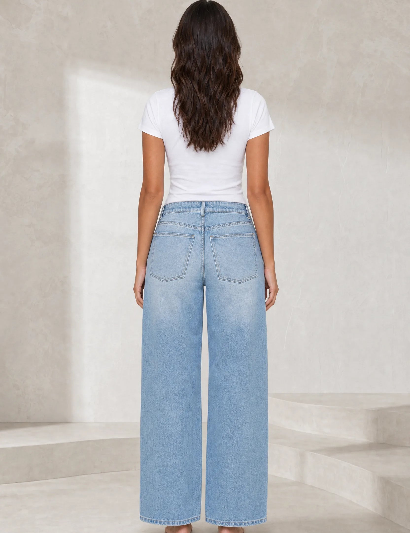 Jean ample taille mi-haute | Lounelle Paris