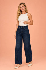 Midhøye løse jeans