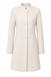 Manteau mi-long à col montant | Lounelle Paris