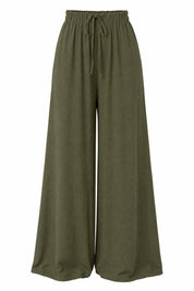 Pantalon fluide large taille cordon | Lounelle Paris