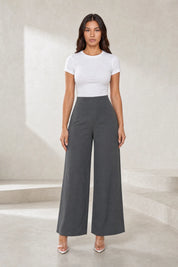 Pantalon large fluide taille haute | Lounelle Paris