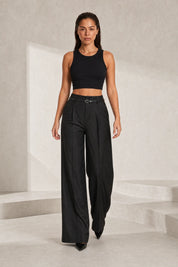 Pantalon large taille haute | Lounelle Paris