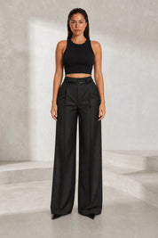 Pantalon large taille haute | Lounelle Paris