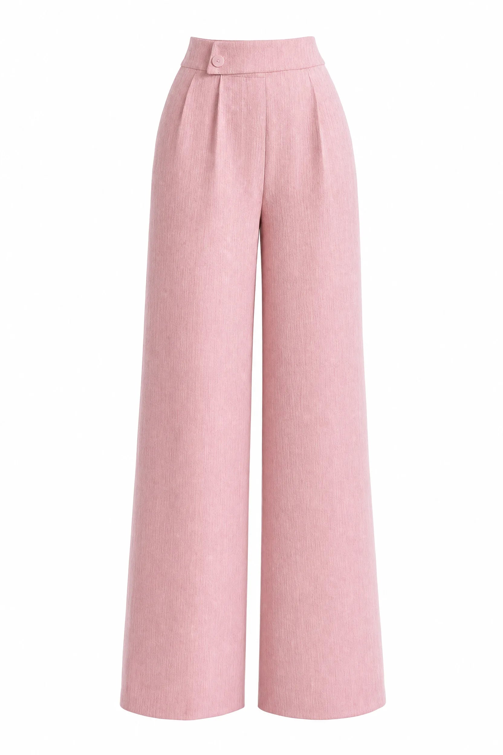 Pantalon large taille haute boutonné | Lounelle Paris