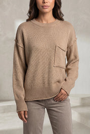 Pull ample à poche poitrine | Lounelle Paris
