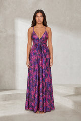 Robe longue décolleté dos nu