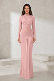 Robe longue drapée | Lounelle Paris
