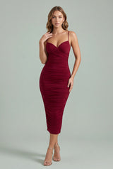Bodycon-kjole med bar rygg