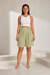 Short ample taille haute