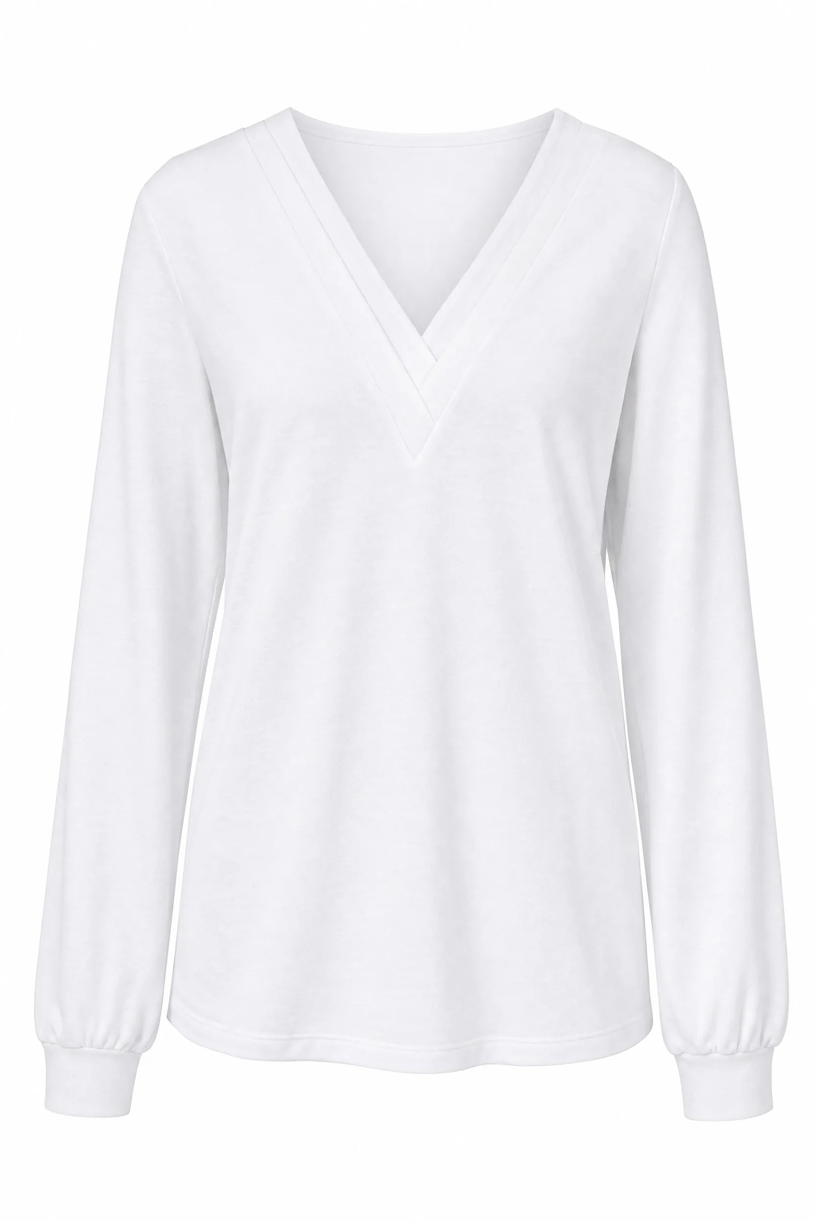 Sweat ample col V croisé | Lounelle Paris